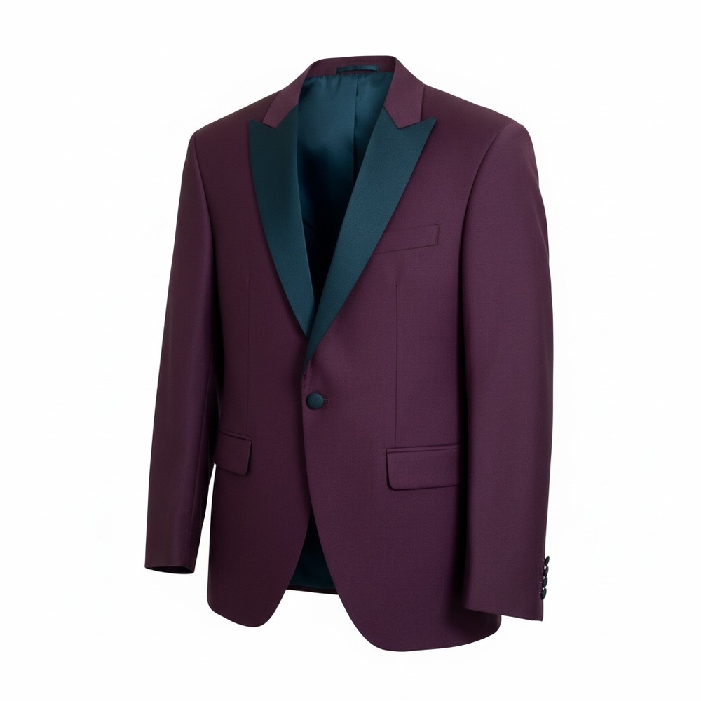 Men’s Burgundy Red Sport Suit Slim Fit